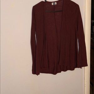Maroon Cardigan